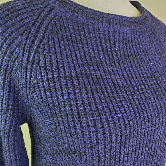 Style & Co Womens Purple Knit Crew Sweater PM - Picture 2 of 10